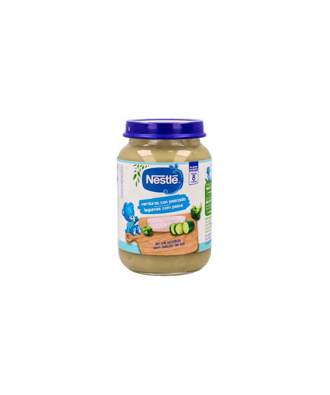NESTLE VERDURAS PESCADO TARRO 190 GR – foto del producto cada nestle verduras