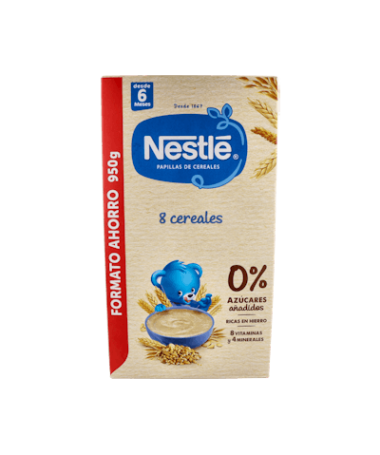NESTLE PAPILLA 8 CEREALES 950 GR – foto del producto cada nestle papilla