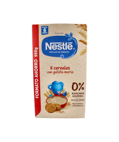 NESTLE PAPILLA 8 CERE GALLET MARIA 950 G – foto del producto cada nestle papilla