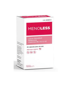 MENOLESS 30 CAPSULAS NOVATECH – foto del producto cada menoless capsulas