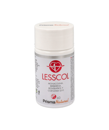 LESSCOL 60 CAPS PRISMA – foto del producto cada lesscol caps
