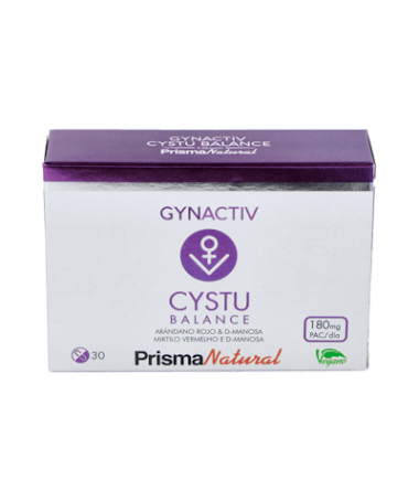 GYNACTIV CYSTU BALANCE 30 CAPSULAS – foto del producto cada gynactiv cystu