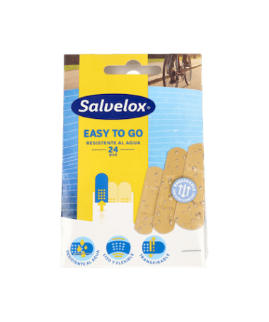 SALVELOX 24 APOSITOS RES AGUA EASY TO GO – foto del producto cada salvelox apositos