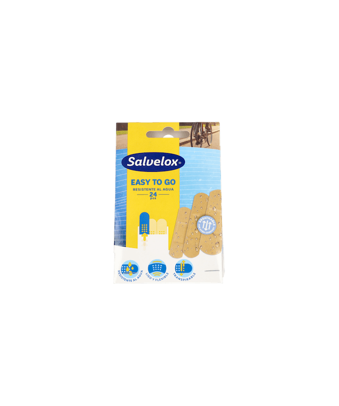 SALVELOX 24 APOSITOS RES AGUA EASY TO GO – foto del producto cada salvelox apositos