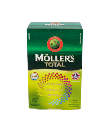 MOLLER´S TOTAL MULTIV+OMEGA3 28+28 CO – foto del producto cada moller total