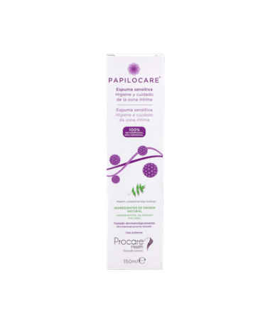 PAPILOCARE ESPUMA SENSITIVA 150 ML – foto del producto papilocare espuma sensitiva