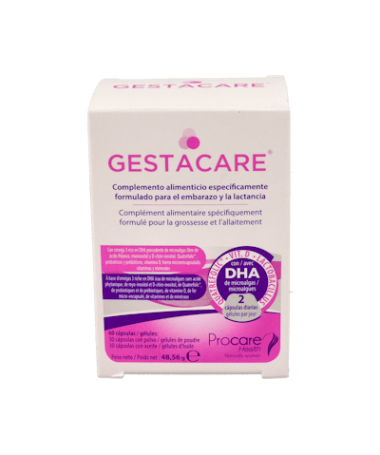 GESTACARE 60 CAPS – foto del producto cada gestacare caps