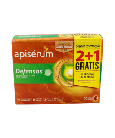 APISERUM DEFENSA CAPSULAS PACK 3M – foto del producto cada apiserum defensa