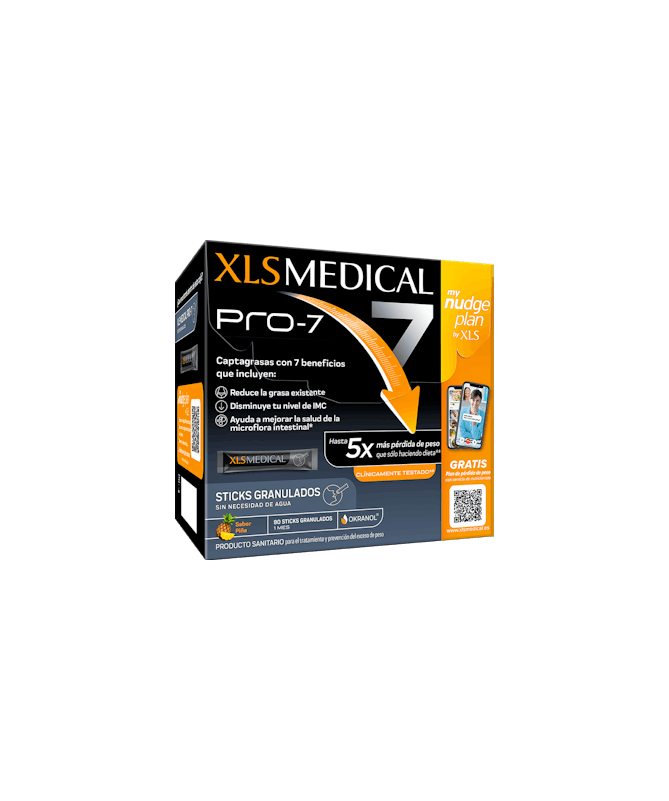 XLS MEDICAL PRO-7 90 STICKS SABOR PIÑA – foto del producto cada xls medical