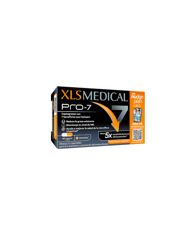 XLS MEDICAL PRO 7 180 CAPS – foto del producto cada xls medical