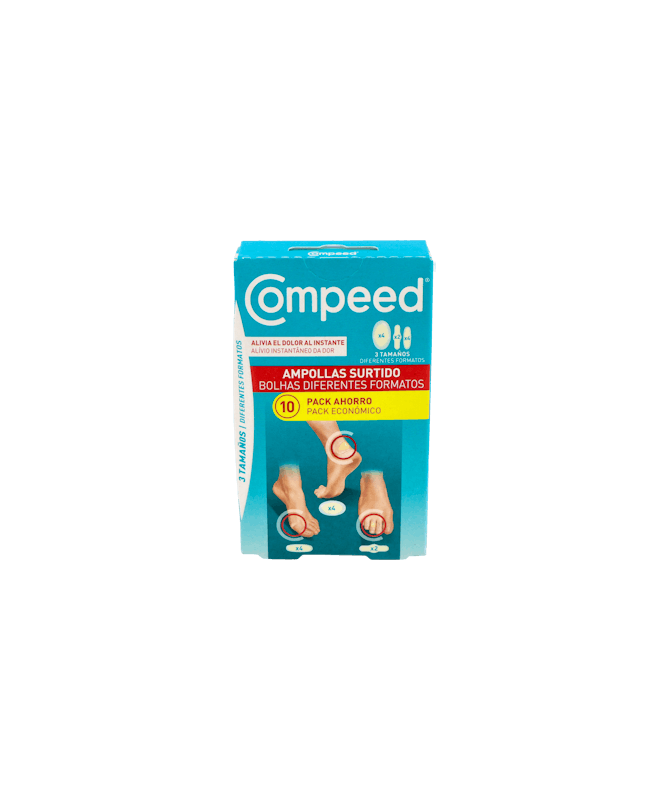 COMPEED AMPOLLAS SURTIDO 3 TAMAÑOS 10UD – foto del producto cada compeed ampollas