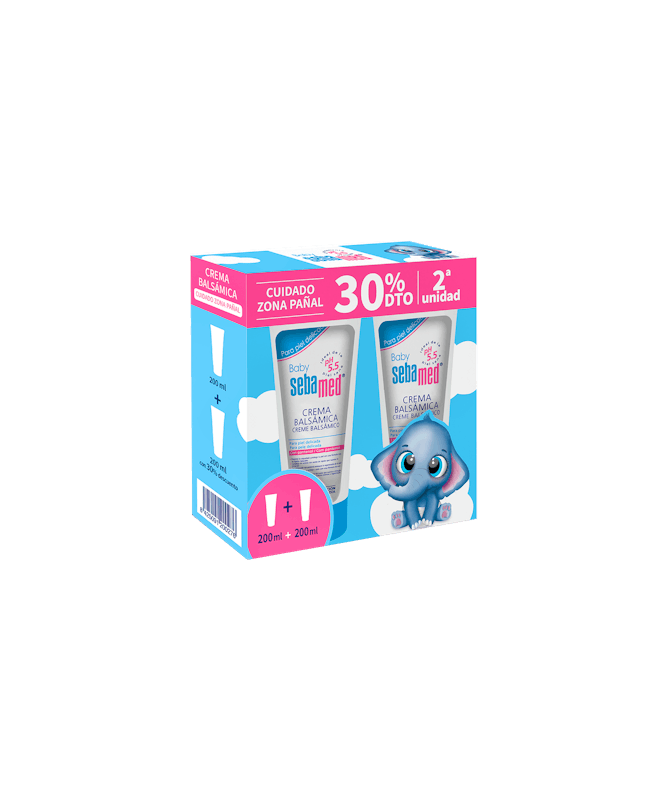 SEBAMED BABY CREMA BALSAMO 2X200 ML – foto del producto cada sebamed baby