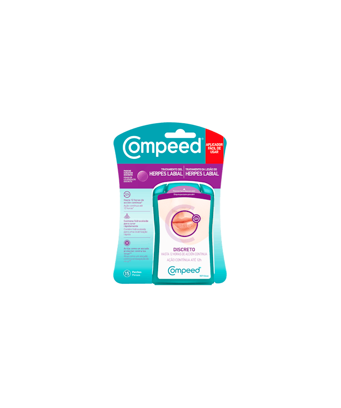 COMPEED CALENTURAS 15 PARCHES HIDROCOLOI – foto del producto cada compeed calenturas