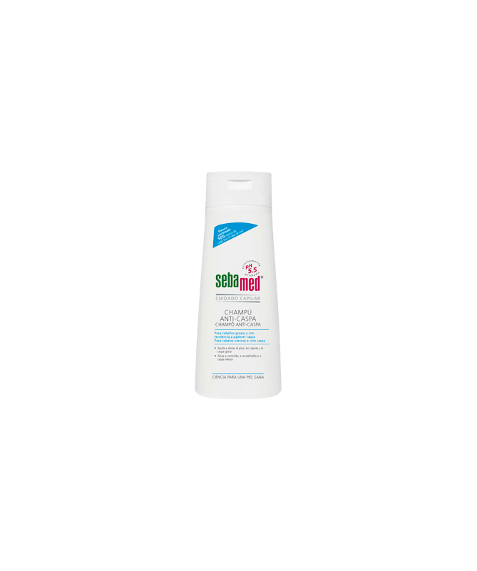 SEBAMED CHAMPU ANTICASPA GRASA 200 ML. – foto del producto cada sebamed champu