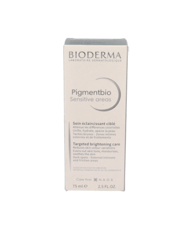 PIGMENTBIO SENSITIVE AREAS TUBO 75 ML – foto del producto cada pigmentbio sensitive