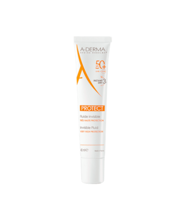 A-DERMA PROTECT FLUIDO SPF50 + 40 ML – foto del producto cada derma protect