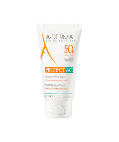 A-DERMA PROTECT AC FLUID MATI SPF50+40ML – foto del producto cada derma protect