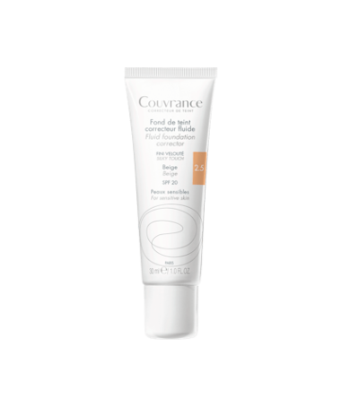 MAQUILLAJE FLUIDO BEIGE 2.5 COUVRANCE – foto del producto cada maquillaje fluido