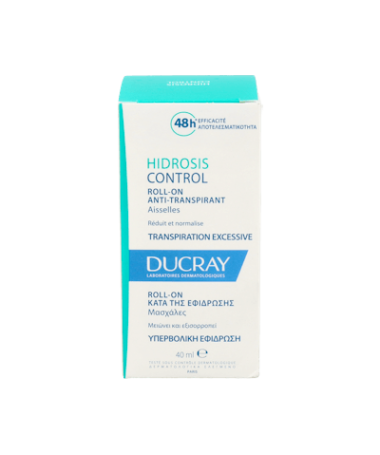 DUCRAY HIDROSIS CONTROL ROLL-ON AXILAS – foto del producto cada ducray hidrosis