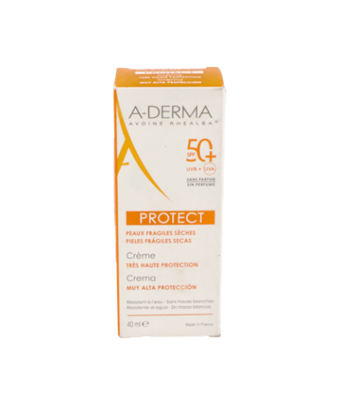 ADERMA PROTECT CREMA SIN PERF SPF50 40ML – foto del producto cada aderma protect
