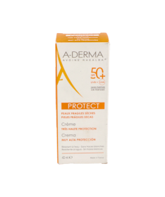 ADERMA PROTECT CREMA SIN PERF SPF50 40ML – foto del producto cada aderma protect