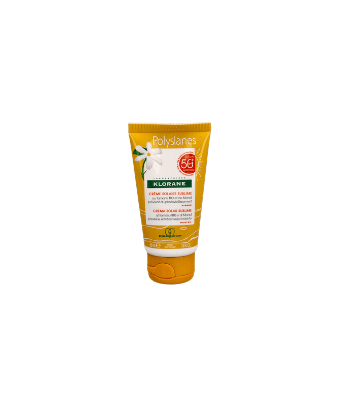 KLORANE POLYSIANES CR SOLAR SPF50+ 50ML – foto del producto cada klorane polysianes