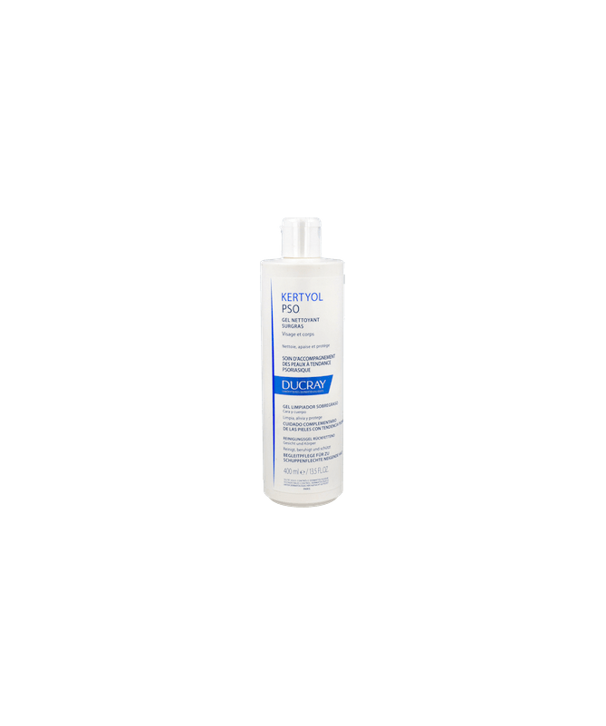 DUCRAY KERTYOL PSO GEL LIMPIADOR 400 ML – foto del producto cada ducray kertyol