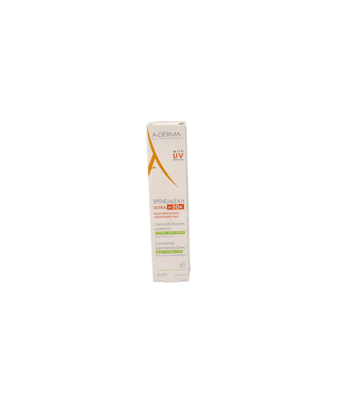 A-DERMA EPITHELIAL AH ULTRA SPF 50+ 40ML – foto del producto cada derma epithelial
