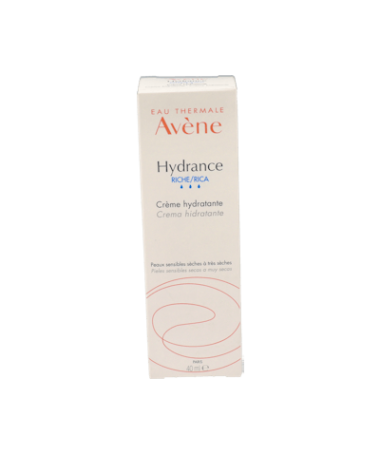 AVENE HYDRANCE OPTIMALE ENRIQUECIDA 40ML – foto del producto cada avene hydrance