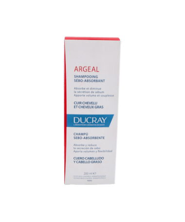 DUCRAY ARGEAL CHAMPU 200 ML – foto del producto cada ducray argeal