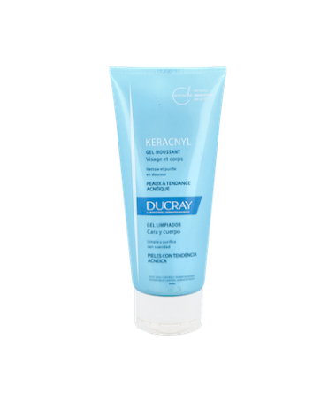 DUCRAY KERACNYL GEL LIMPIADOR 200 ML – foto del producto cada ducray keracnyl