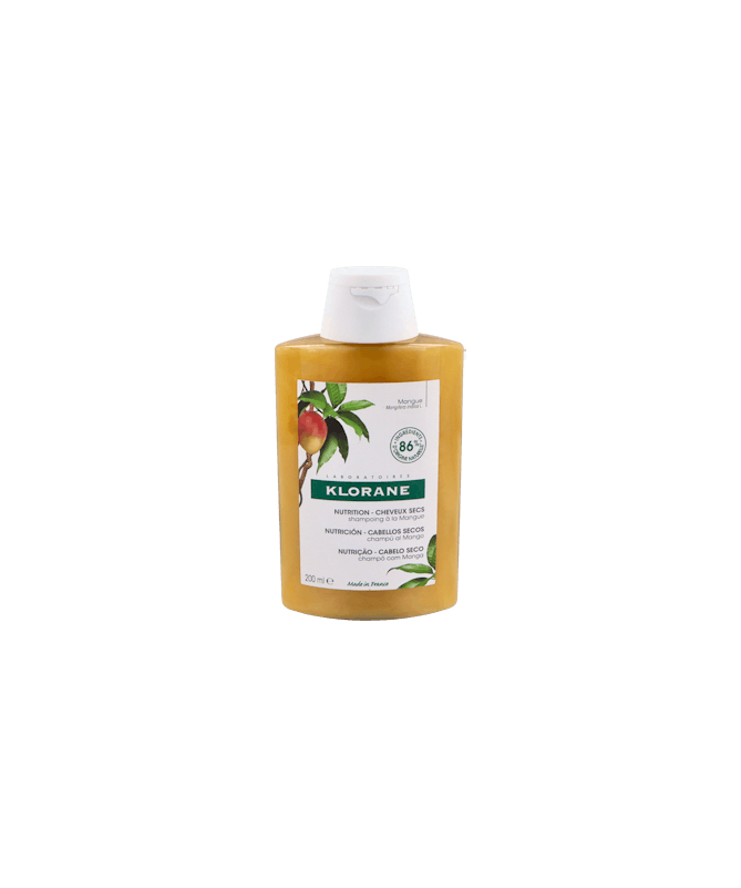 KLORANE CHAMPU MANTECA MANGO 200 ML – foto del producto cada klorane champu