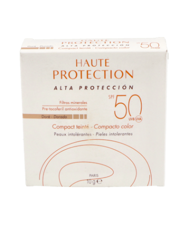 AVENE SOLAR SPF50 COMPACTO OIL FRE DORAD – foto del producto cada avene solar