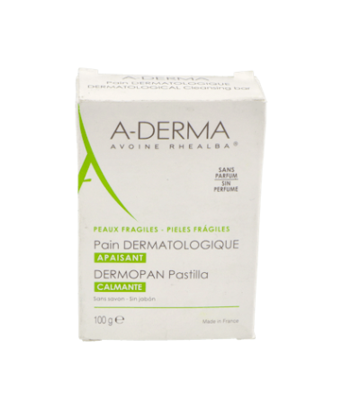ADERMA DERMOPAN JABON AVENA PASTILLA 100 – foto del producto cada aderma dermopan