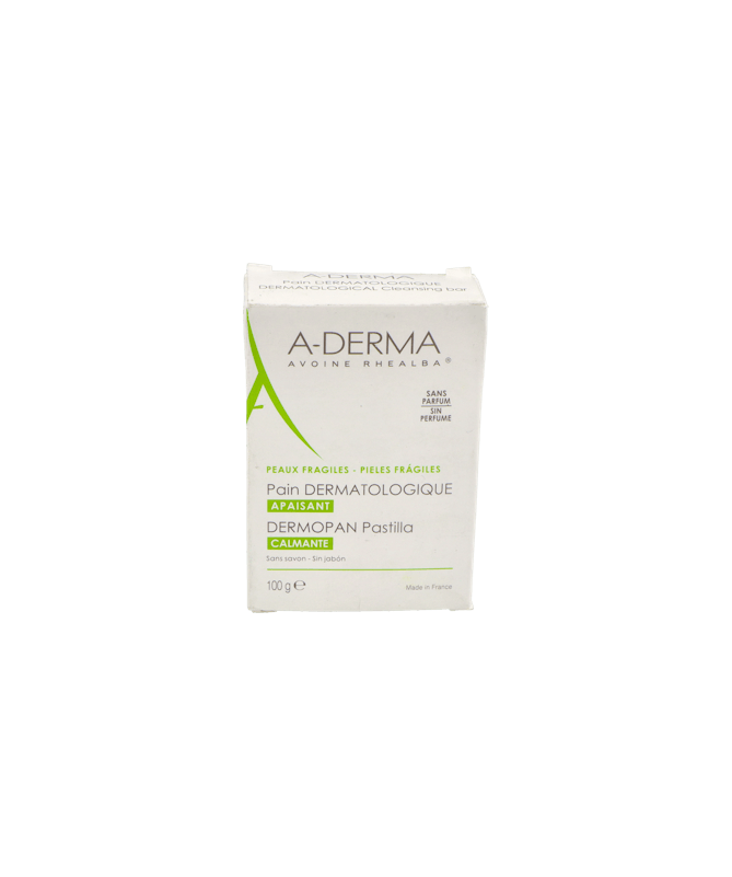 ADERMA DERMOPAN JABON AVENA PASTILLA 100 – foto del producto cada aderma dermopan