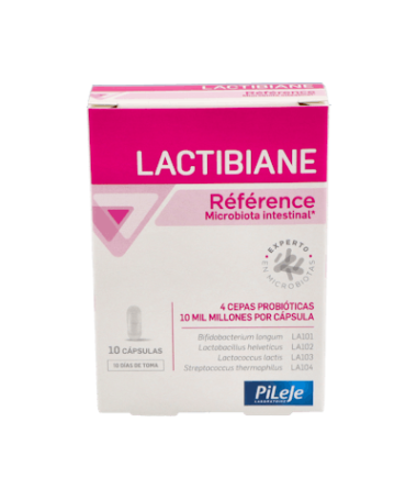 LACTIBIANE REFERENCE 10 CAPS PILEJE – foto del producto cada lactibiane reference