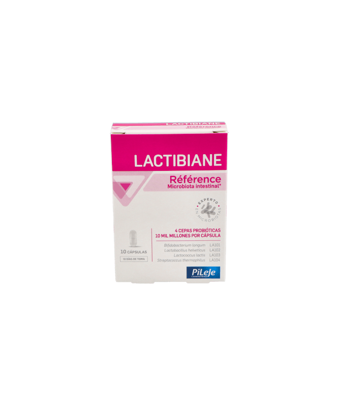 LACTIBIANE REFERENCE 10 CAPS PILEJE – foto del producto cada lactibiane reference