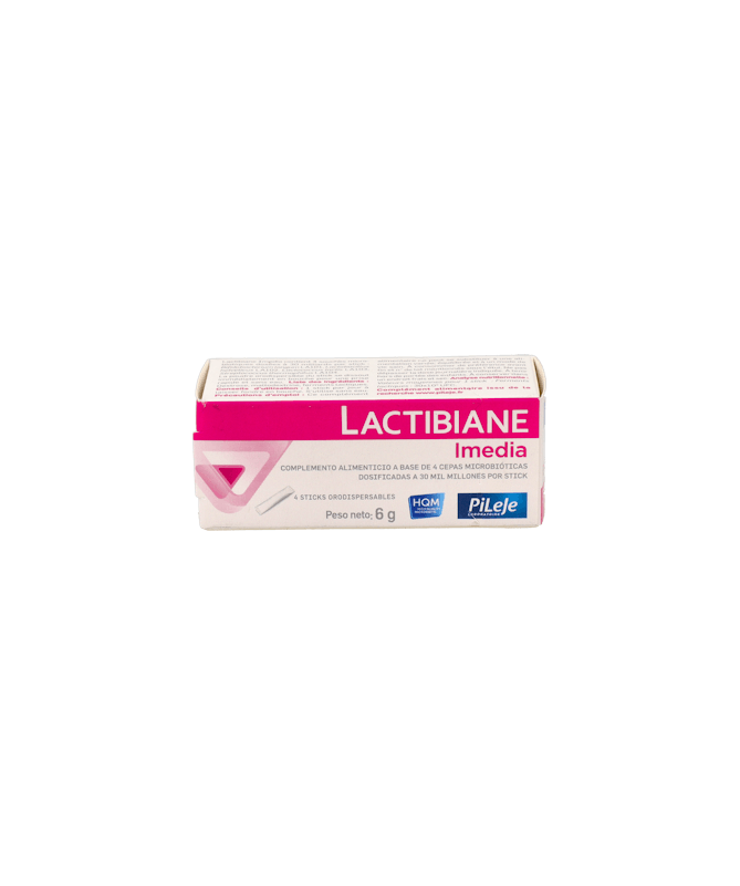 LACTIBIANE IMEDIA 4 STICKS PILEJE – foto del producto cada lactibiane imedia