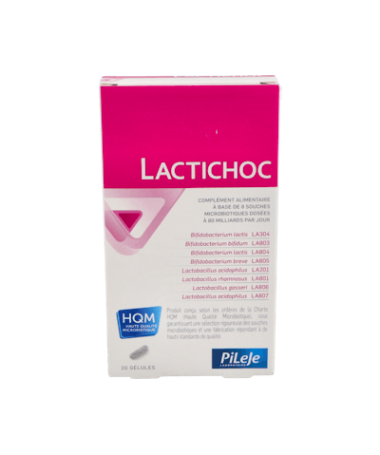 LACTICHOC 20 CAPS PILEJE – foto del producto cada lactichoc caps