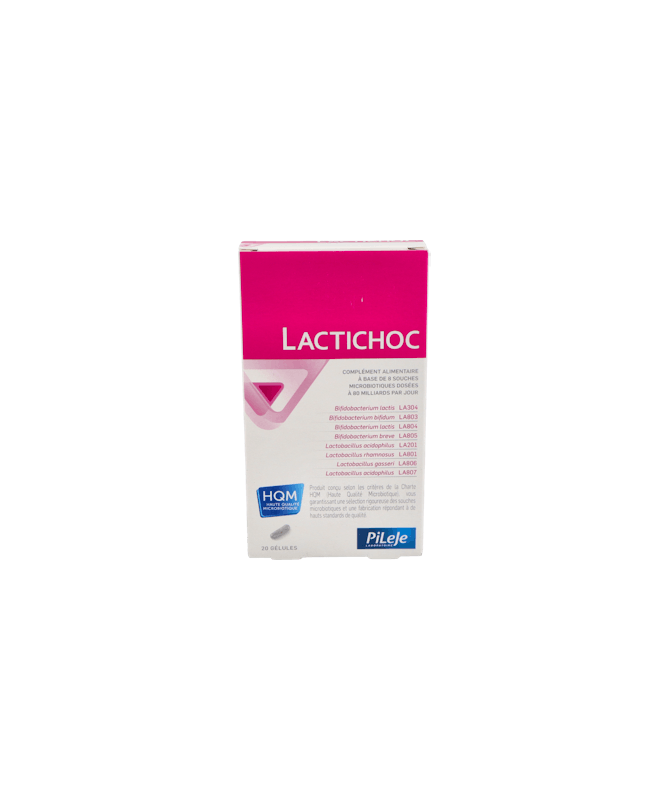 LACTICHOC 20 CAPS PILEJE – foto del producto cada lactichoc caps