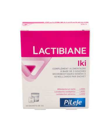 LACTIBIANE IKI 10 SOBRES – foto del producto cada lactibiane iki