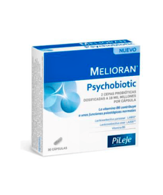 MELIORAN PSYCHOBIOTIC 30 CAPSULAS – foto del producto cada melioran psychobiotic