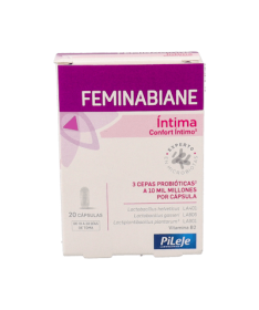 FEMINABIANE INTIMA 20 CAPSULAS – foto del producto cada feminabiane intima