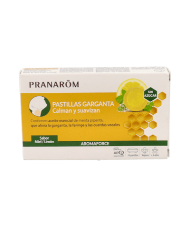 AROMAFORCE PASTILLAS GARGANTA MIEL 24 UD – foto del producto cada aromaforce pastillas