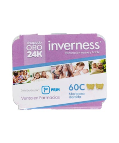 INVERNESS PENDIENTE 60C 24K MARIPOSA DO – foto del producto inverness pendiente 60c