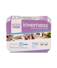 INVERNESS PENDIENTE 13C ACERO BOLA 4MM – foto del producto acero inverness pendiente