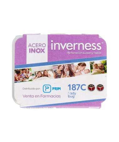 INVERNESS PENDIENTE 187C ACERO LADY BUG – foto del producto acero inverness pendiente