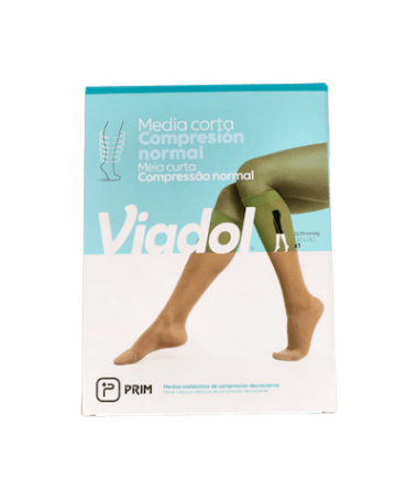 MEDIA CORTA VIADOL NORMAL BEIG T/MED – foto del producto media corta viadol
