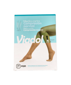 MEDIA CORTA VIADOL NORMAL BEIG T/MED – foto del producto media corta viadol