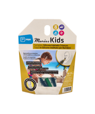 TAPONES OIDO MARIES SILICONA NIÑOS 2 UND – foto del producto cada tapones oido